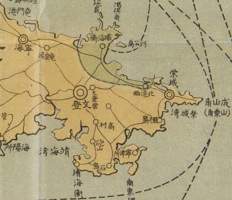 1914年《山东省战局图》预览图1