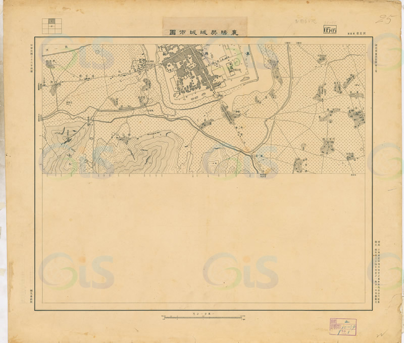1947年《襄阳樊城城市图》预览图1