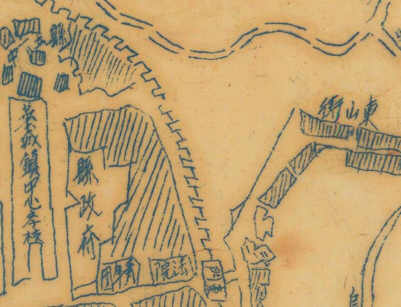 1947年《五华城街道图》预览图1