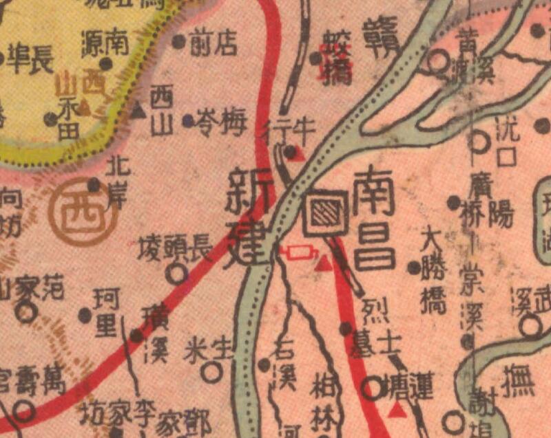 1936年《最新江西分县详图》预览图1