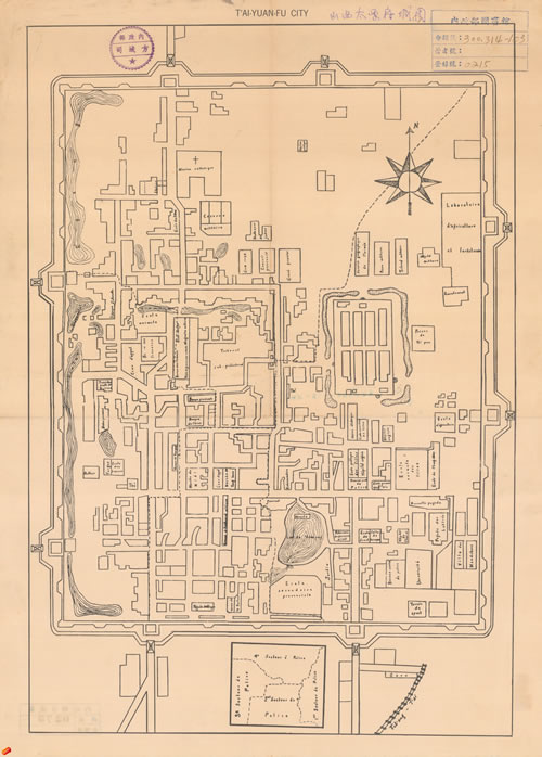 10余幅高清太原老地图大集合预览图3