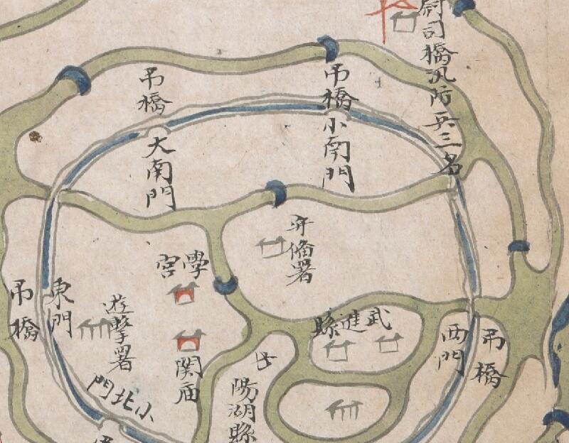 1820年《常州营汛境地界驻兵全图》预览图1