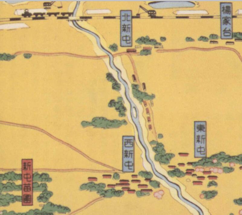 民国抚顺鸟瞰地图《抚顺大绘卷》预览图1