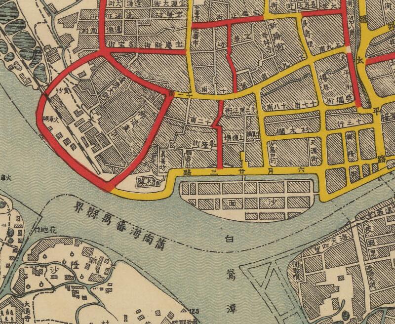 1925年《广州市区域图》预览图2
