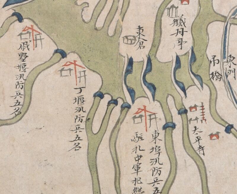 1820年《常州营汛境地界驻兵全图》预览图2