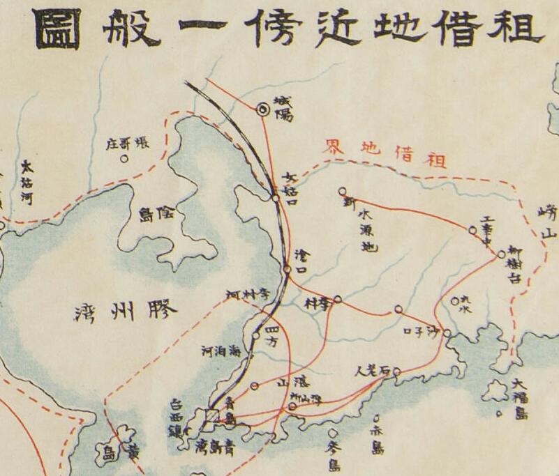 1919年《青岛租界地略图》预览图3