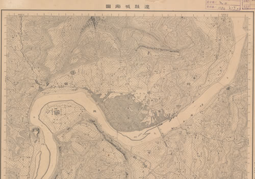 1947年四川《达县城厢图》缩略图