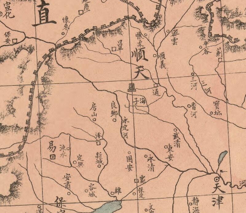 1887年《皇朝直省舆地全图》预览图1