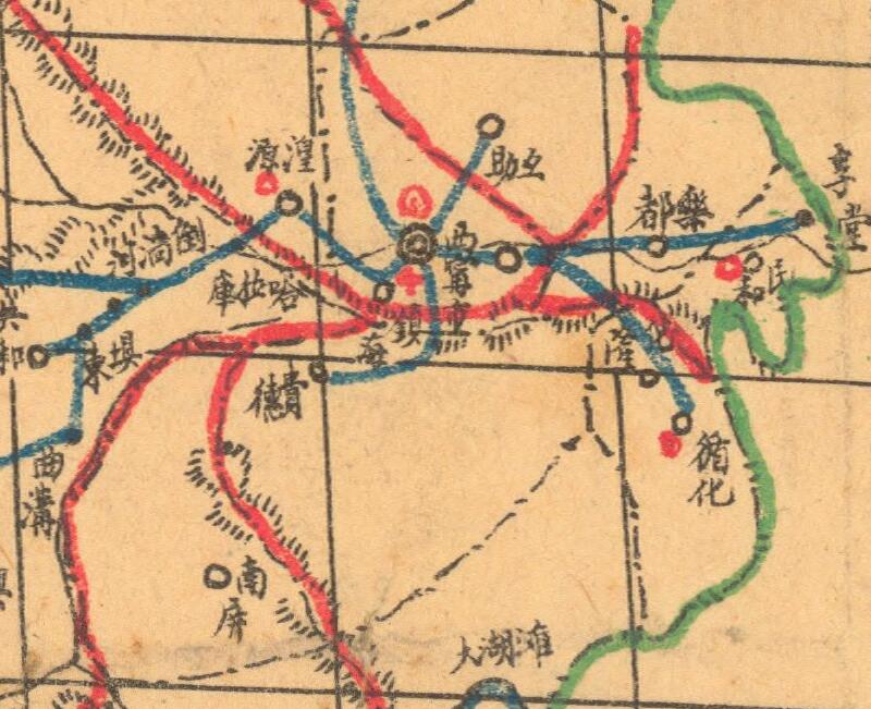 民国《青海省行政区域全图》预览图1