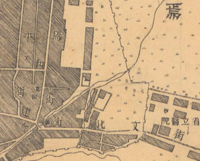 1947年新疆《焉耆县城厢图》预览图2