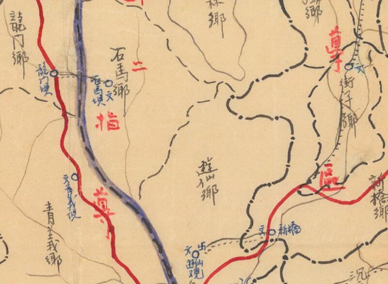 1941年《四川省绵阳县图》预览图2