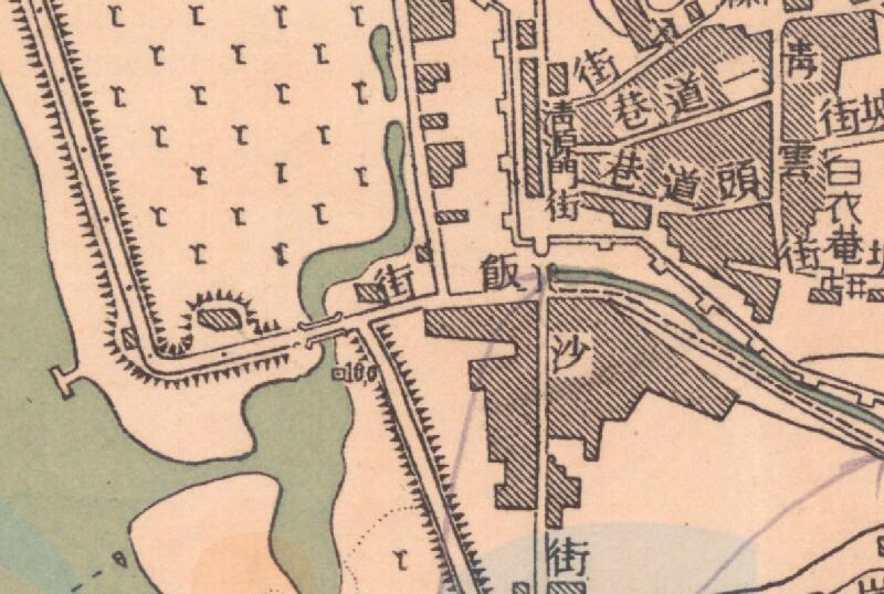 1949年湖北《黄冈县城市图》预览图3