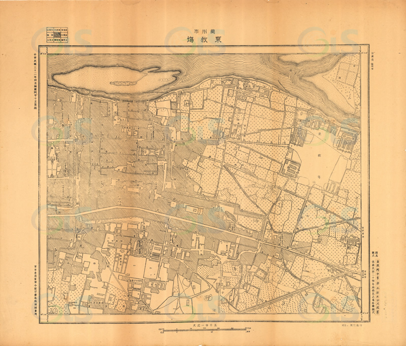 1943年《兰州市图》五千分一预览图2