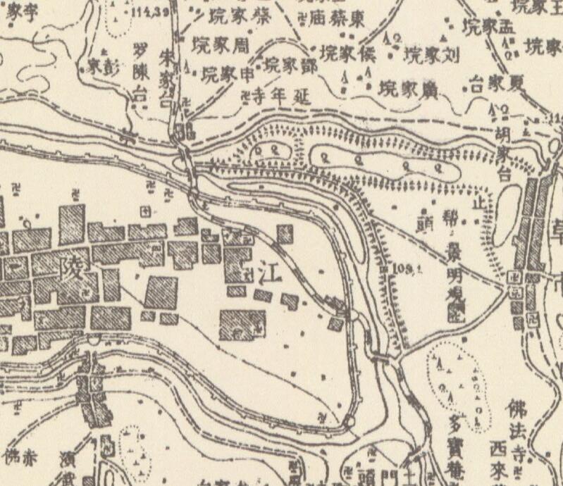 1945年《湖北省地形图》五万分一预览图4