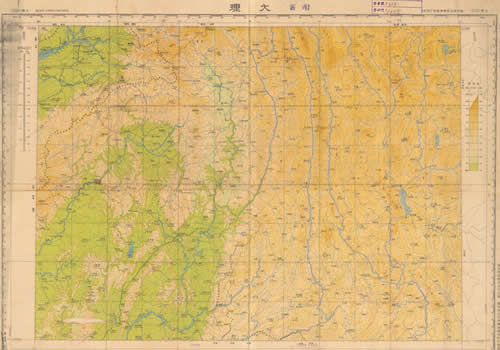 1947年100万《大理》航空图缩略图