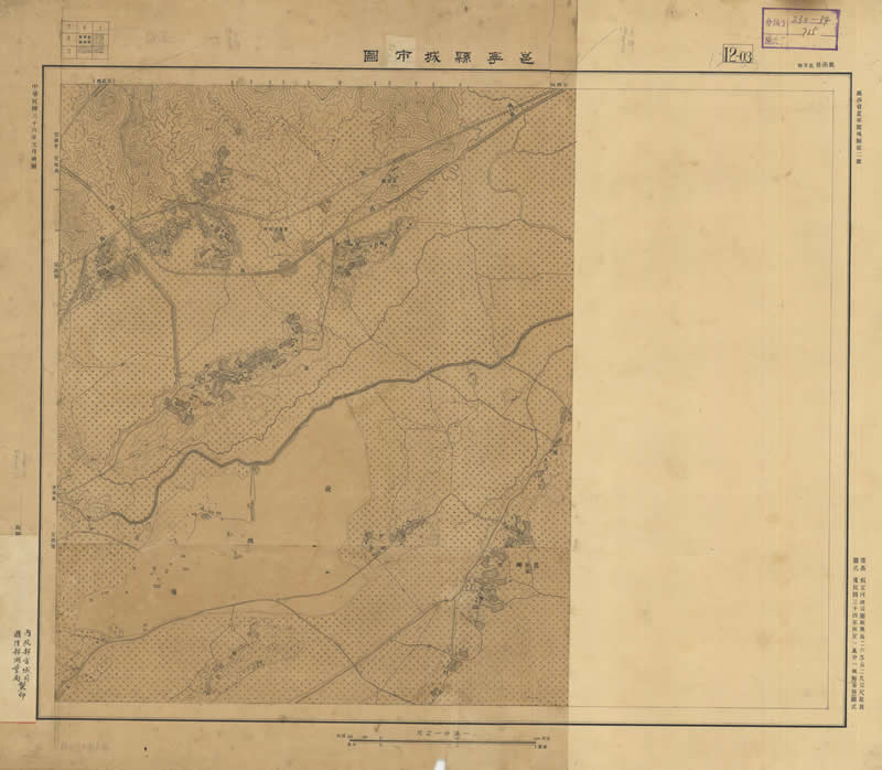 1947年南宁《邕宁县城市图》预览图1