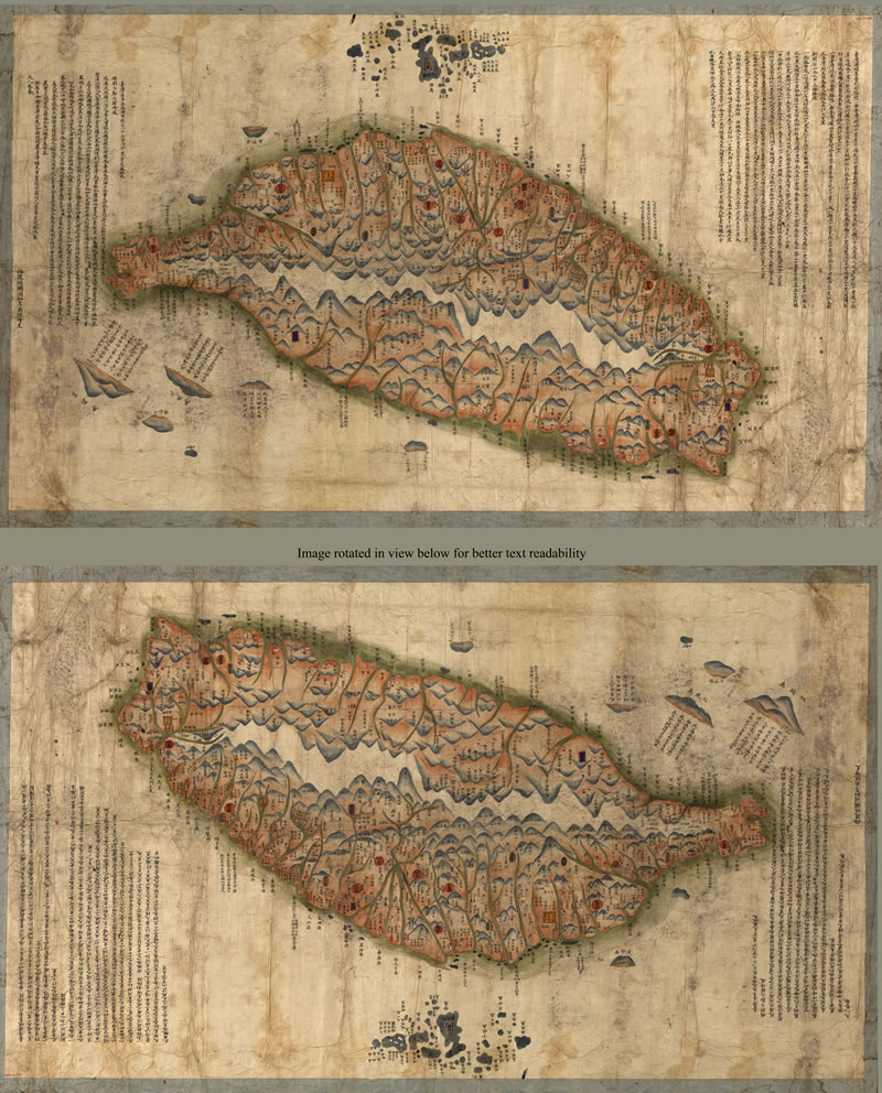 1880年《台湾前后山全图》预览图