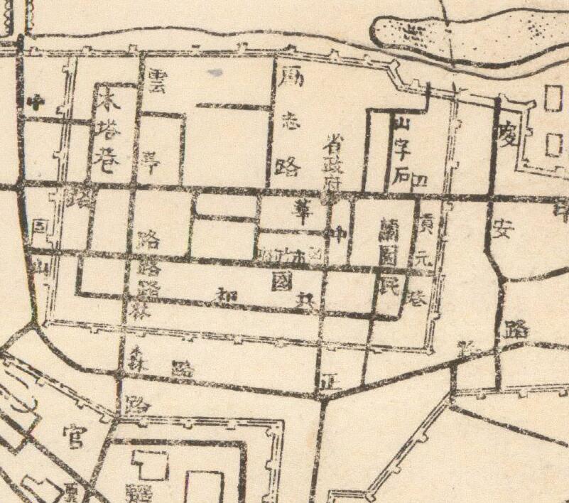 1945年《兰州市区图》预览图1