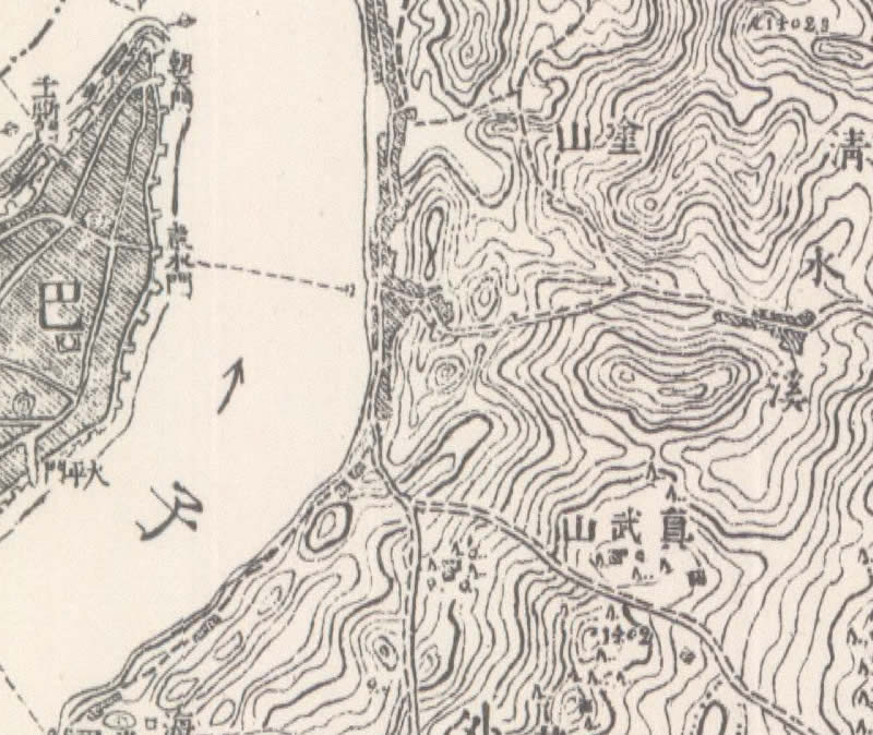 1921年《重庆附近图》五万分一预览图4