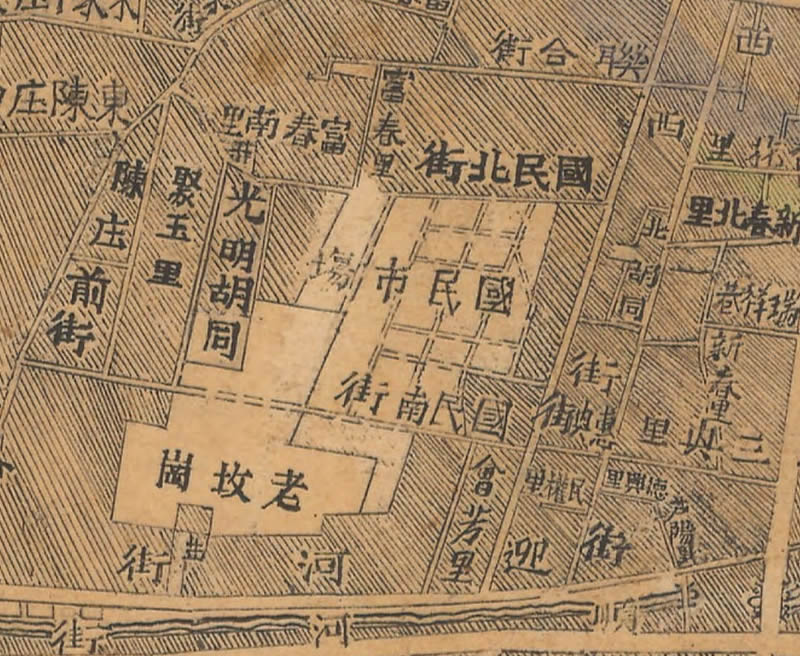 1947年《郑县城厢图》预览图2