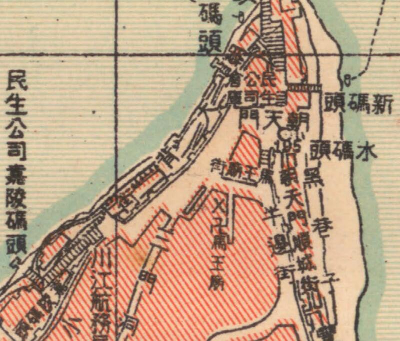 1939年一万分一《重庆市图》预览图2