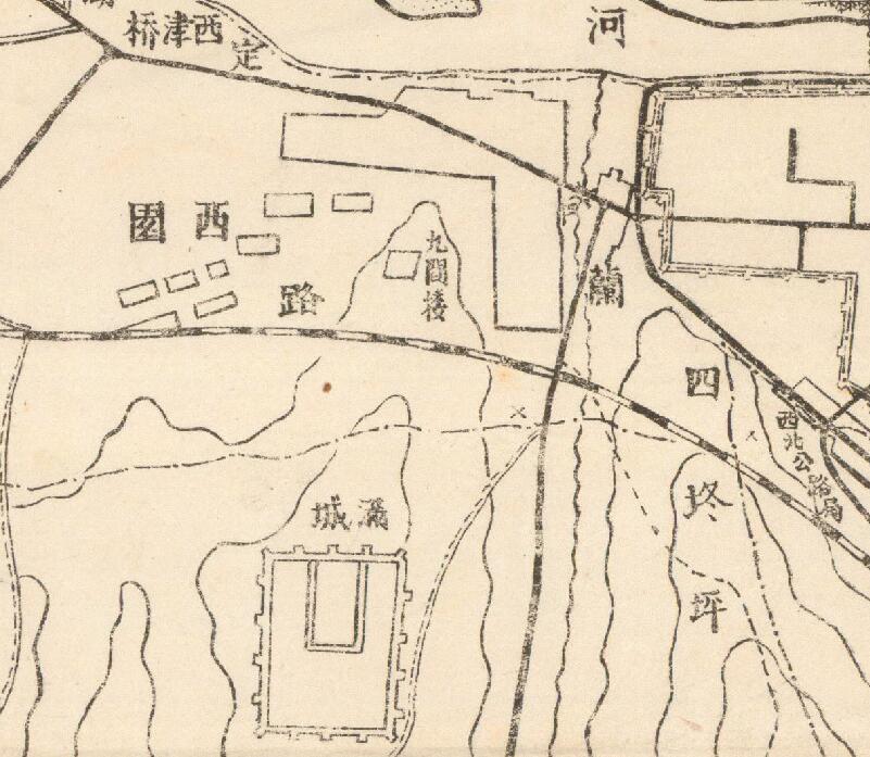 1945年《兰州市区图》预览图2