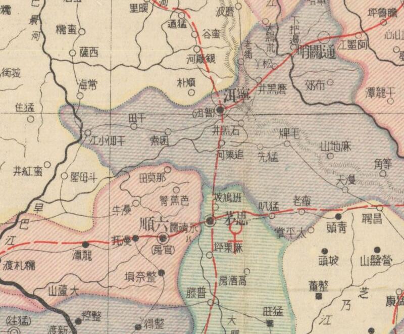 1945年《云南省明细地图》预览图2