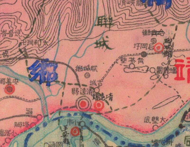 1941年广东《清远县总图》预览图3