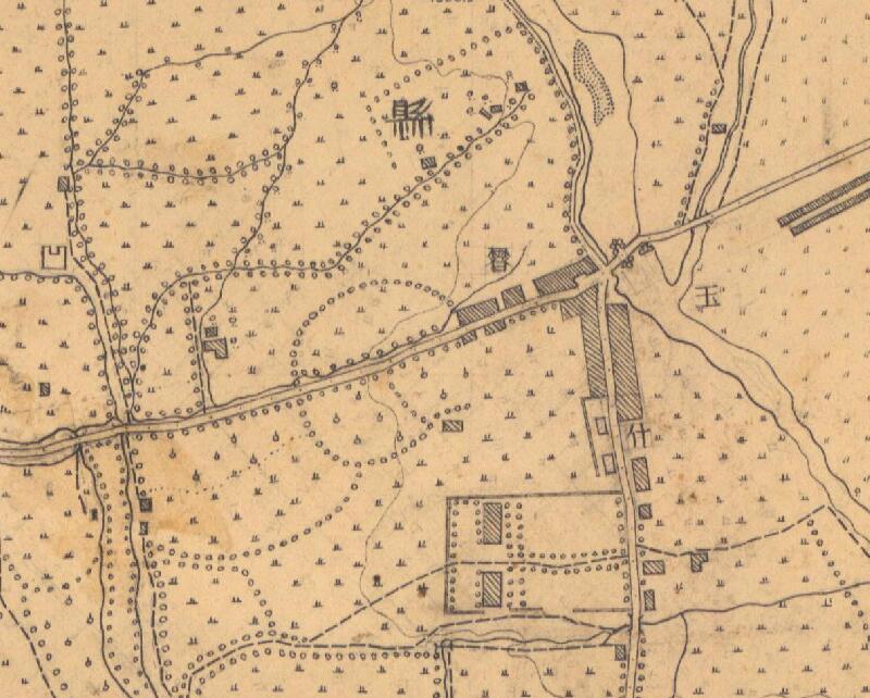 1947年新疆《阿克苏县城厢图》预览图3