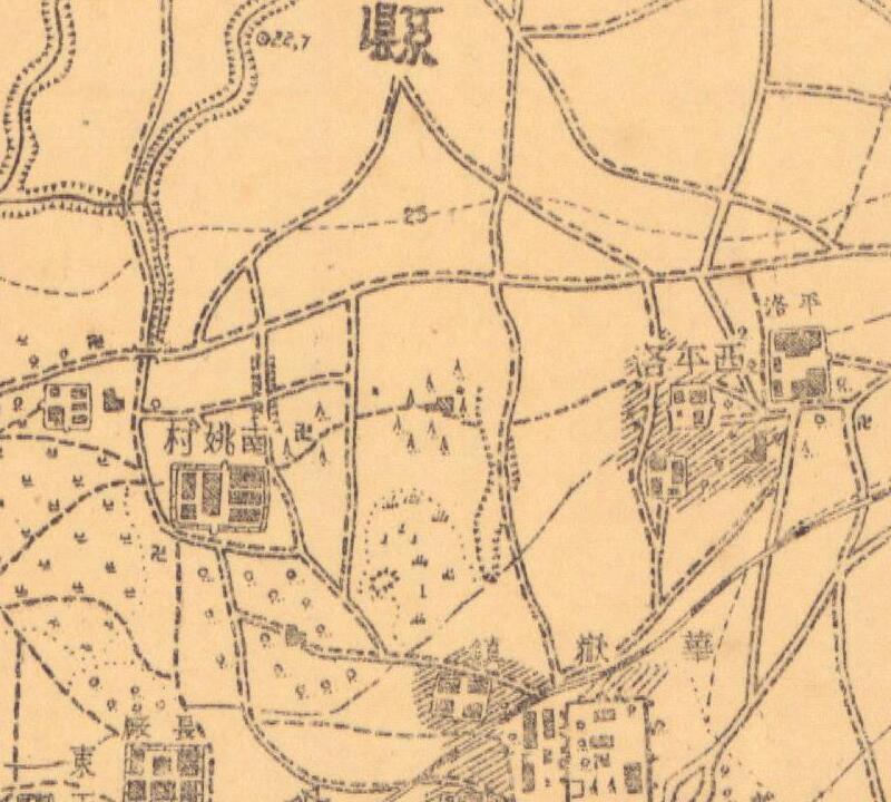 1944年《陕西省中部地形图》五万分一预览图4