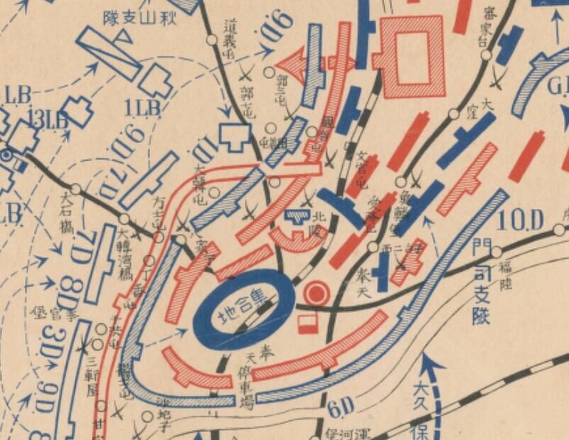 1938日军纪念《奉天大会战经过要图》预览图1