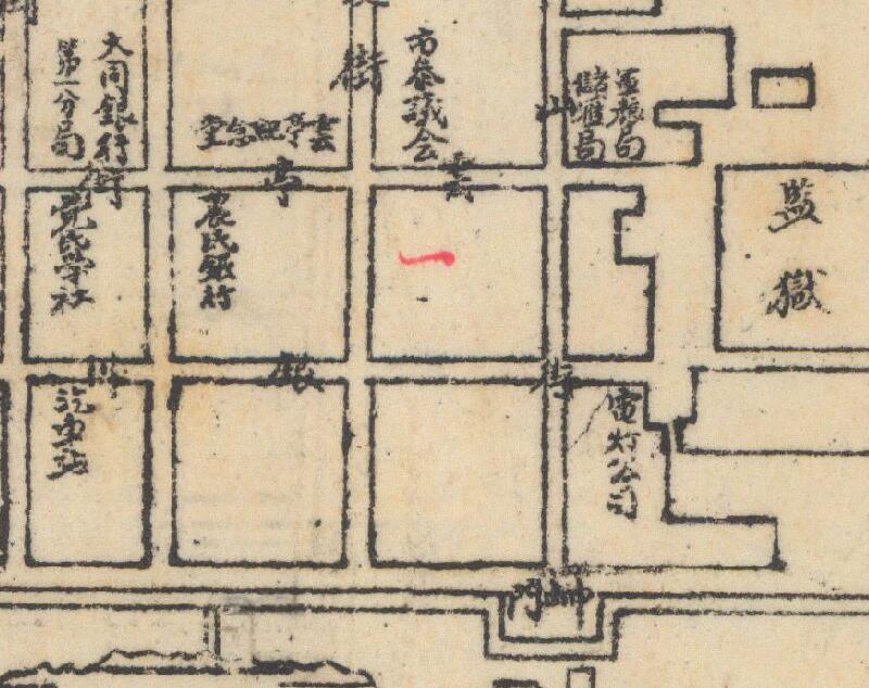 民国：《宁夏省银川市区域图》预览图1