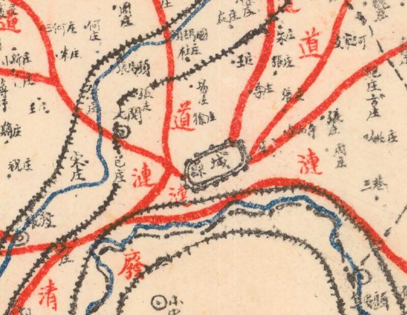 1943年《涟水县全图》预览图1