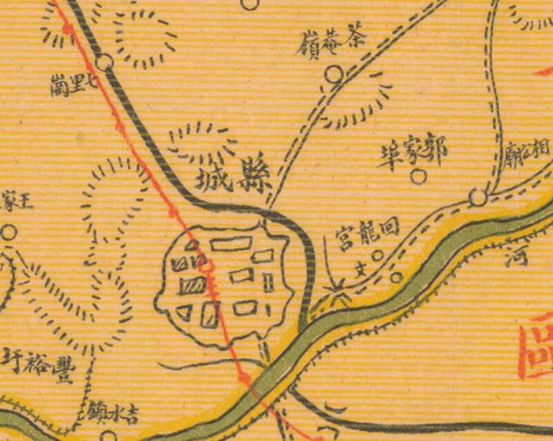 民国：《安徽望江县全图》预览图1