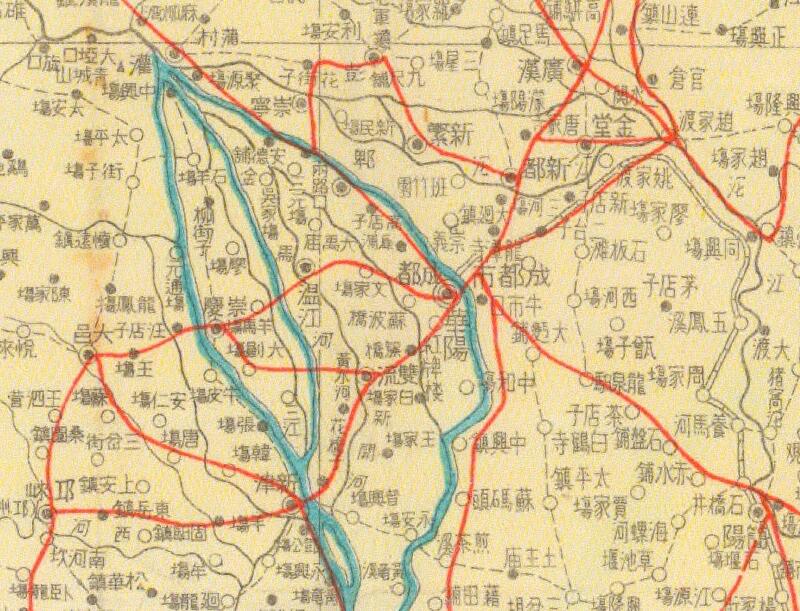 1941年《四川明细地图》附西康东部预览图1