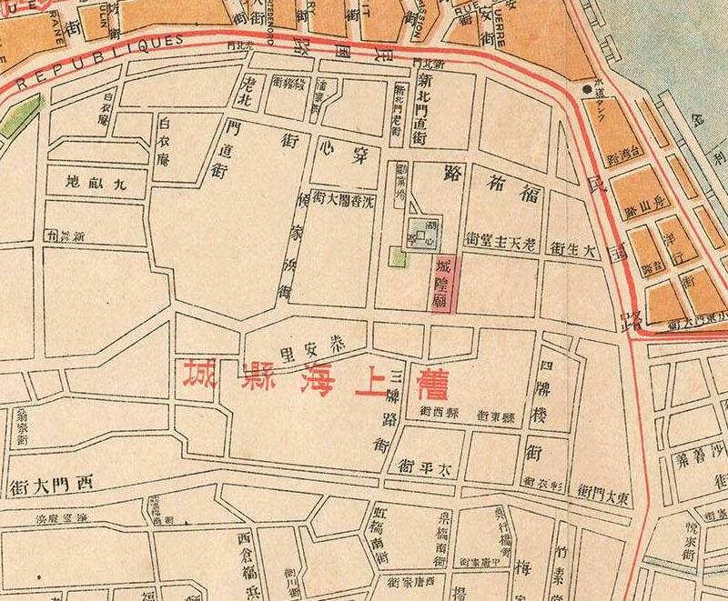 1917年《最近实测上海新地图》预览图2