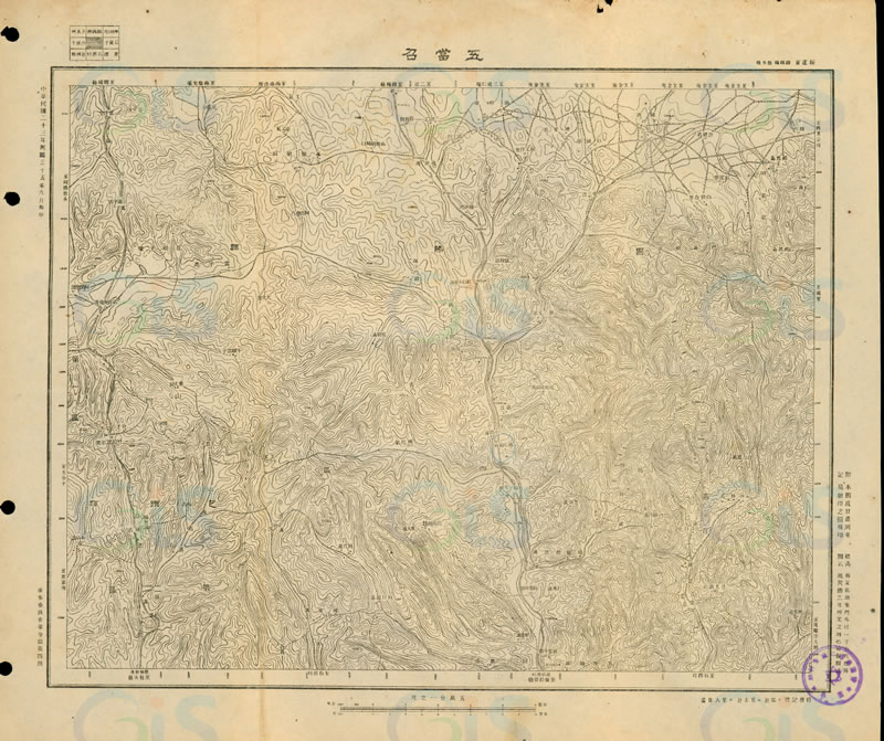 1947年《绥远省地形图》五万分一预览图2