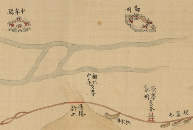1742–1764年间《豫省黄河全图》预览图2