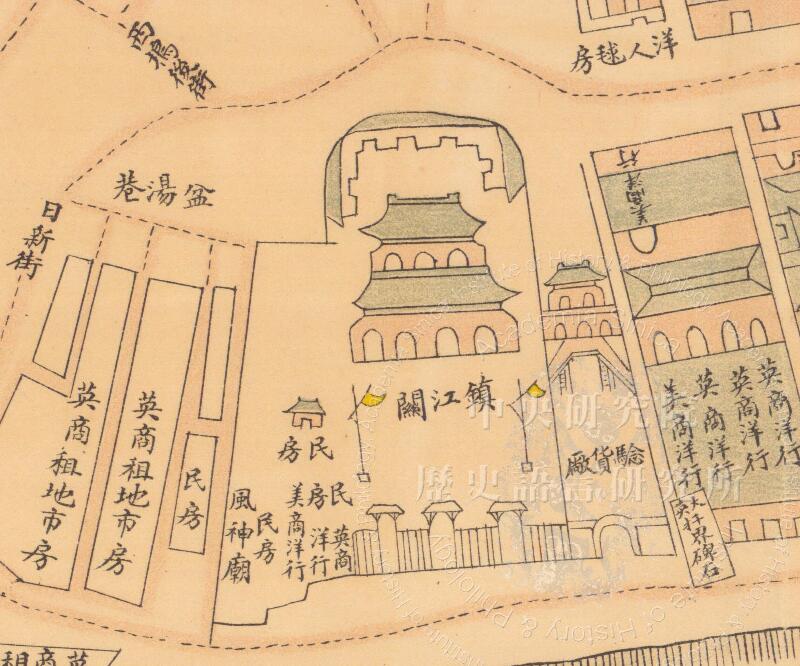 1931年《江苏省镇江城附近租界图》预览图2