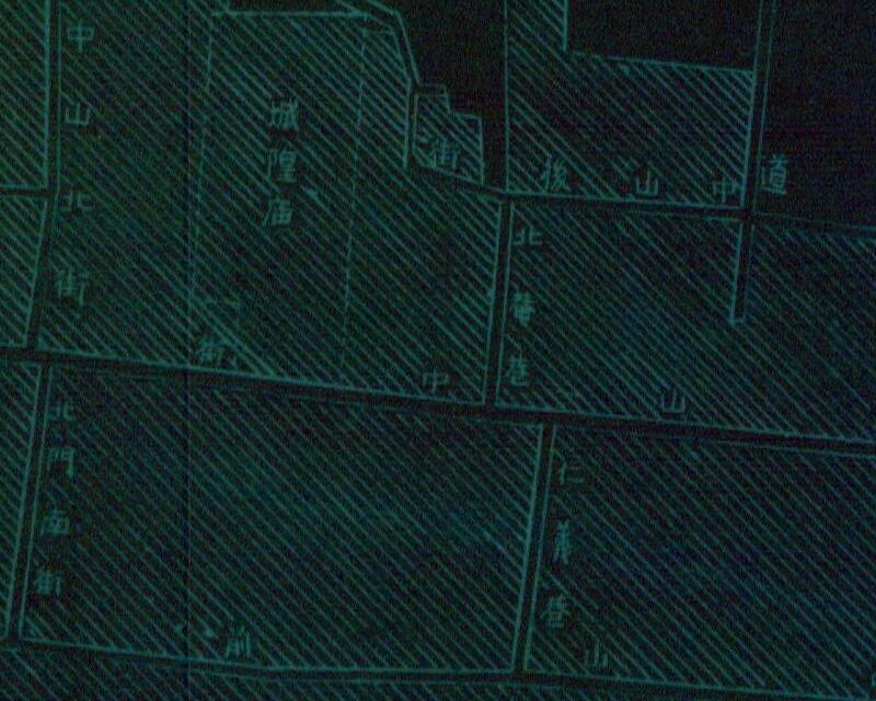 1943年周至县《盩厔县城》图预览图2