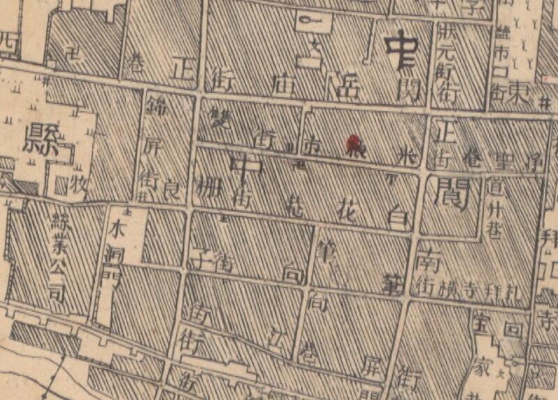 1948年四川《阆中县城厢图》预览图2