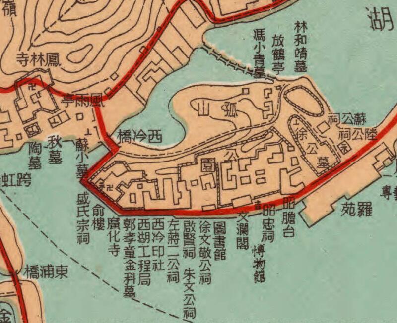1946年《最新杭州市地图》预览图3
