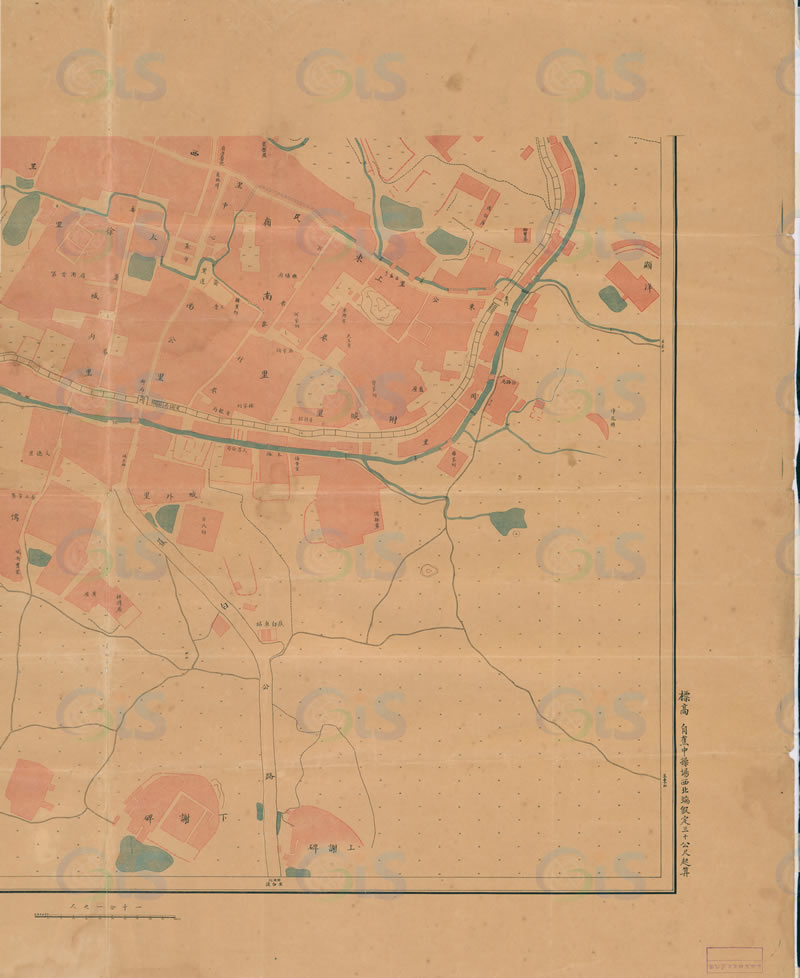 1933年《广东省蕉岭县蕉阳镇全图》预览图3