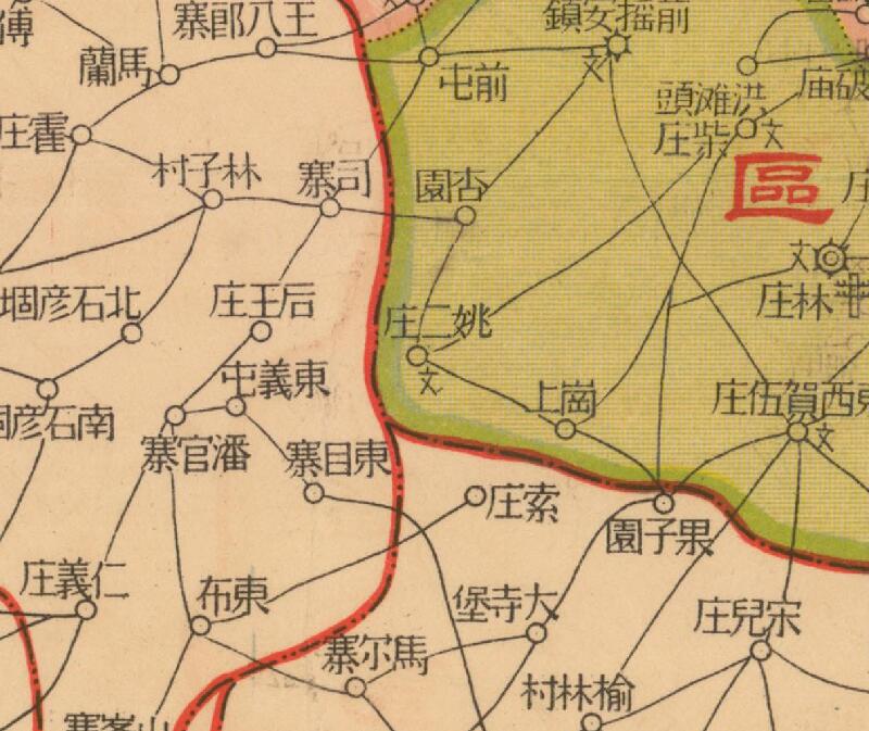 1934年《临清县十区暨邻封边区详细全图》预览图3