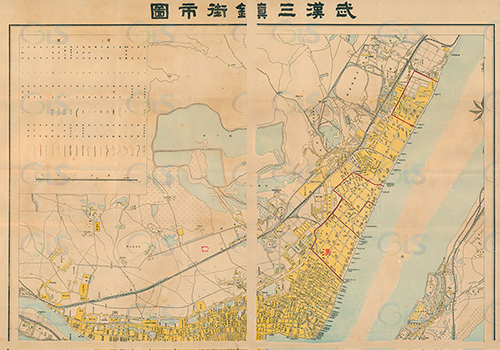 1922年《武汉三镇街市图》缩略图