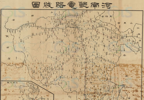 1926年《河南邮电路线图》缩略图