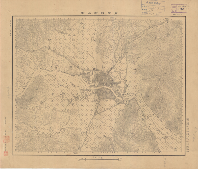 1947年江西《大庾县城厢图》预览图