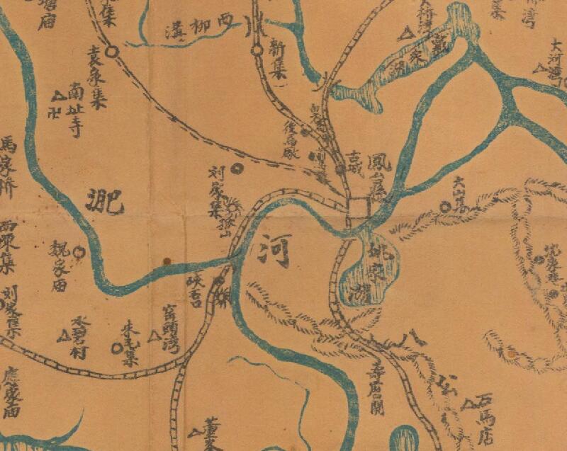 1930年《安徽省凤台县图》预览图1