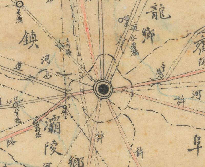 1942年《河南省许昌县县图》预览图1