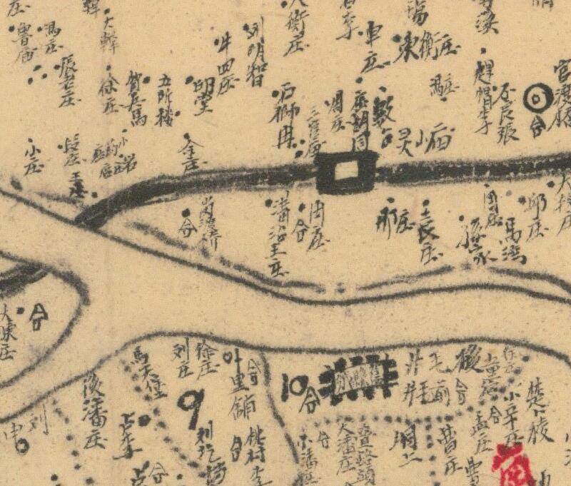 1940年代《河南省中牟县图》预览图1